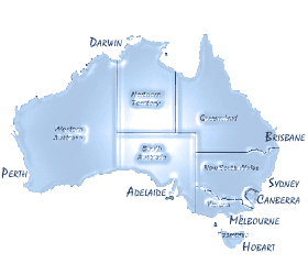 Map of Australia